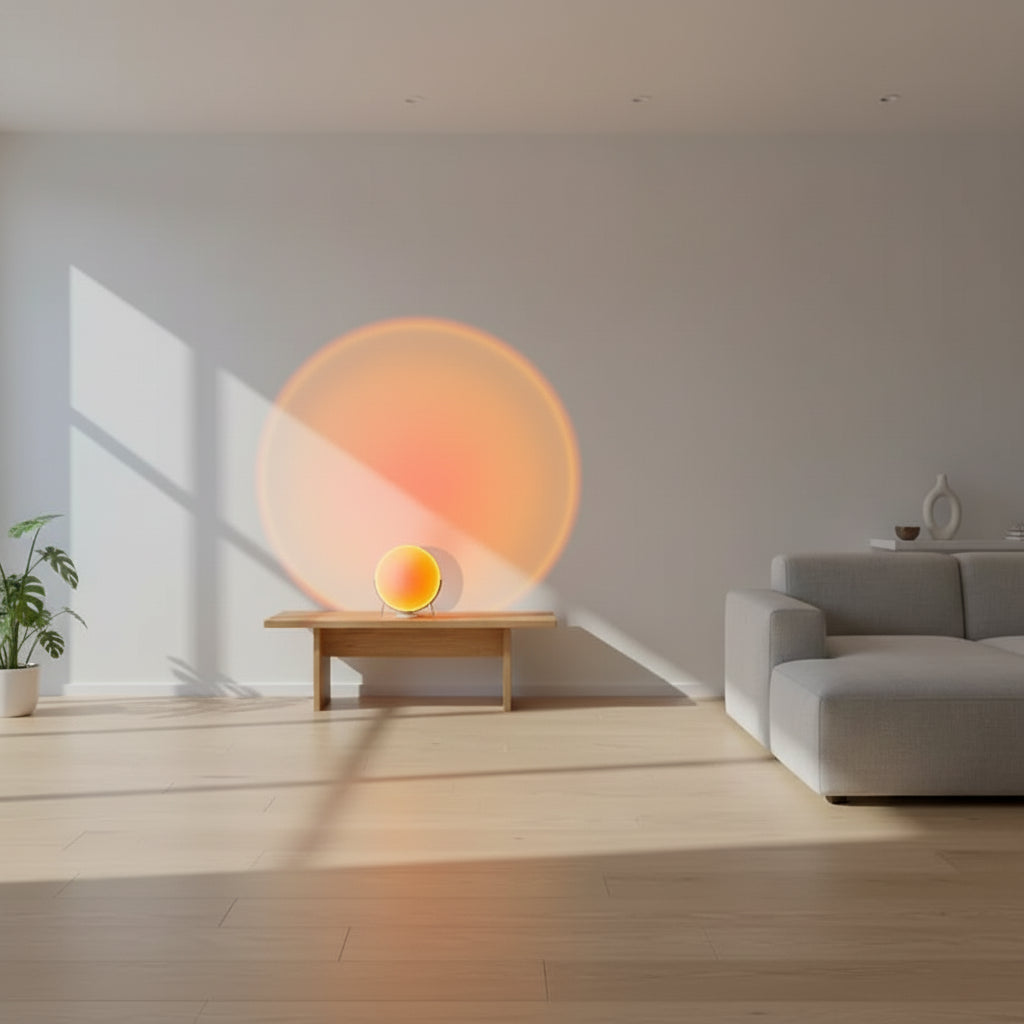 Sunset projection lamp LED projection lamp for unisex (ABS) bedroom use